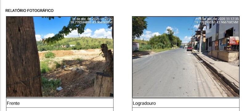 Terreno 1.120 m² — Vespasiano/MG
